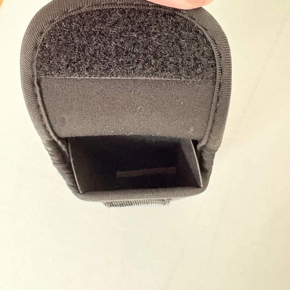 O'neill Black Soft Sunglasses Case Hook and Loop Closure White Logo Accessory